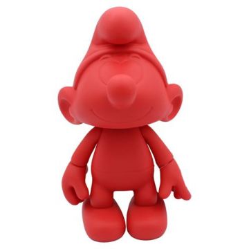 Rodekleurige Smurf 20 cm