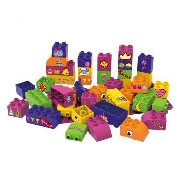 BiOBUDDi Educational blocks with baseplate BB-0007