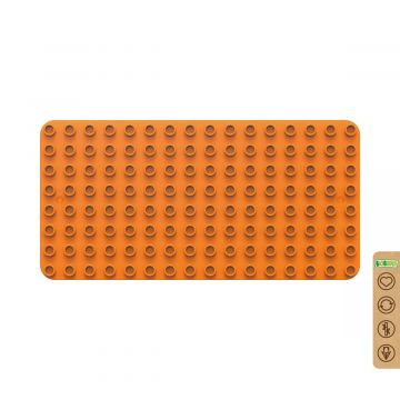 BiOBUDDi Basisplaten basisplaat oranje BB-0017 Pumpkin Orange