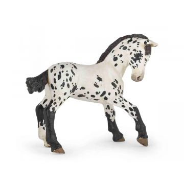 Papo Horses Paard Zwarte Appeloosa Veulen 51540 