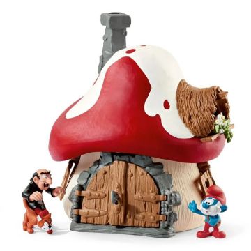 Schleich Smurfen Smurfenhuis met 2 figuren 20803