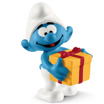 Schleich Smurfen Smurf met Kado 20816