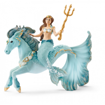 Schleich Bayala Zeemeermin Eyela op onderwater paard 70594 