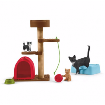 Schleich Farm World Speelplek voor schattige Katten 42501 