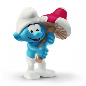 Schleich Smurfen Smurf met Geluks Paddestoel 20819