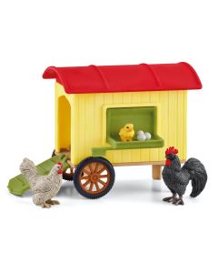 Schleich Farm World Mobiel kippenhok 42572